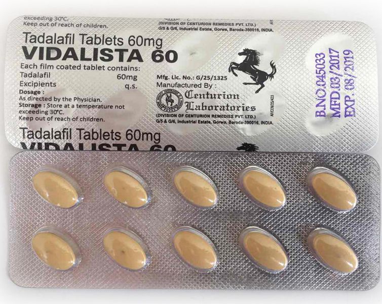 VIDALISTA 80mg tadalafil 80mg