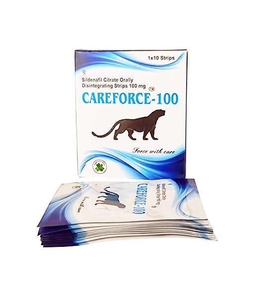 CAREFORCE oral strips SILDENAFIL 100mg