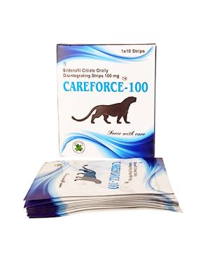 CAREFORCE oral strips SILDENAFIL 100mg